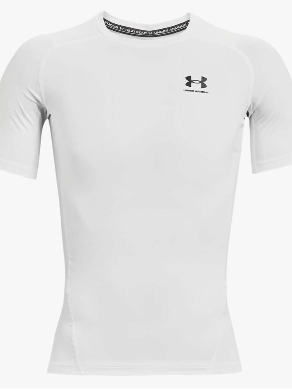Under Armour Men’s White Short-Sleeve HeatGear Swim Rash Guard